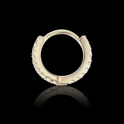MARIA TASH Diamond Eternity Hoop 8mm 18kt
