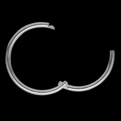 MARIA TASH 6.5mm Plain Ring 14kt hvidguld