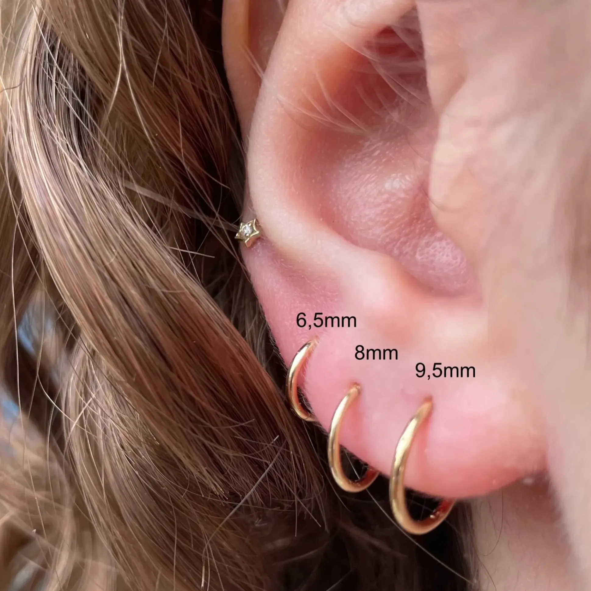 MARIA TASH 8mm Plain Ring 14kt