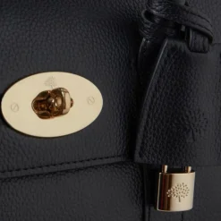 Mulberry Bayswater Satchel Black Small Classic Grain