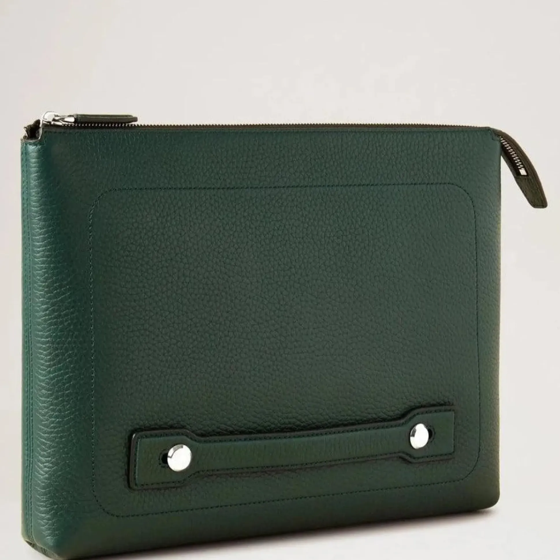 Mulberry City Laptop Heavy Grain Mulberry Green