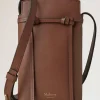 Mulberry Clovelly Phone Pouch Micro Classic Grain Oak