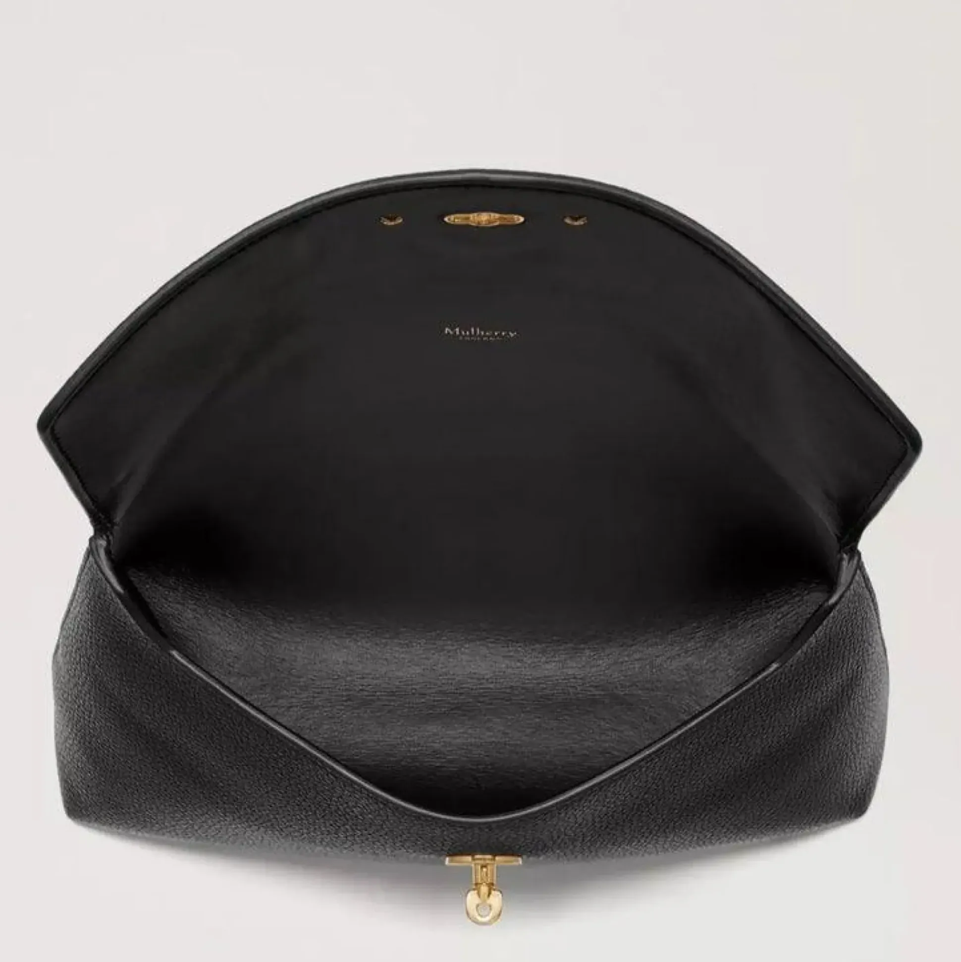 Mulberry Darley Cosmetic Pouch Black Classic Grain