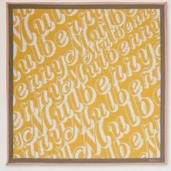 Mulberry Fantasy Logo Square Scarf