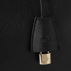 Mulberry Lily Chain Tote Small Classic Grain Black