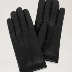 Mulberry Mens Soft Nappa Gloves Black