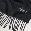 Mulberry Sort Cashmere Tørklæde 30x195
