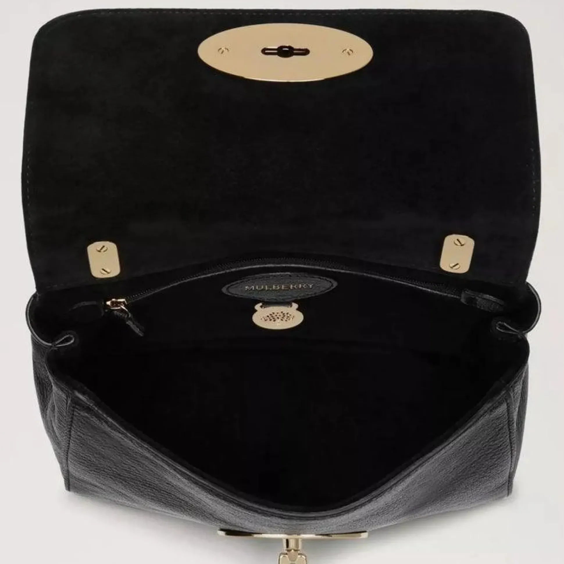 Mulberry Taske - Lily Black Glossy Goat