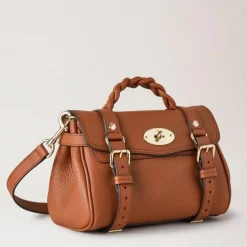 Mulberry Taske - Mini Alexa Heavy Grain Chestnut