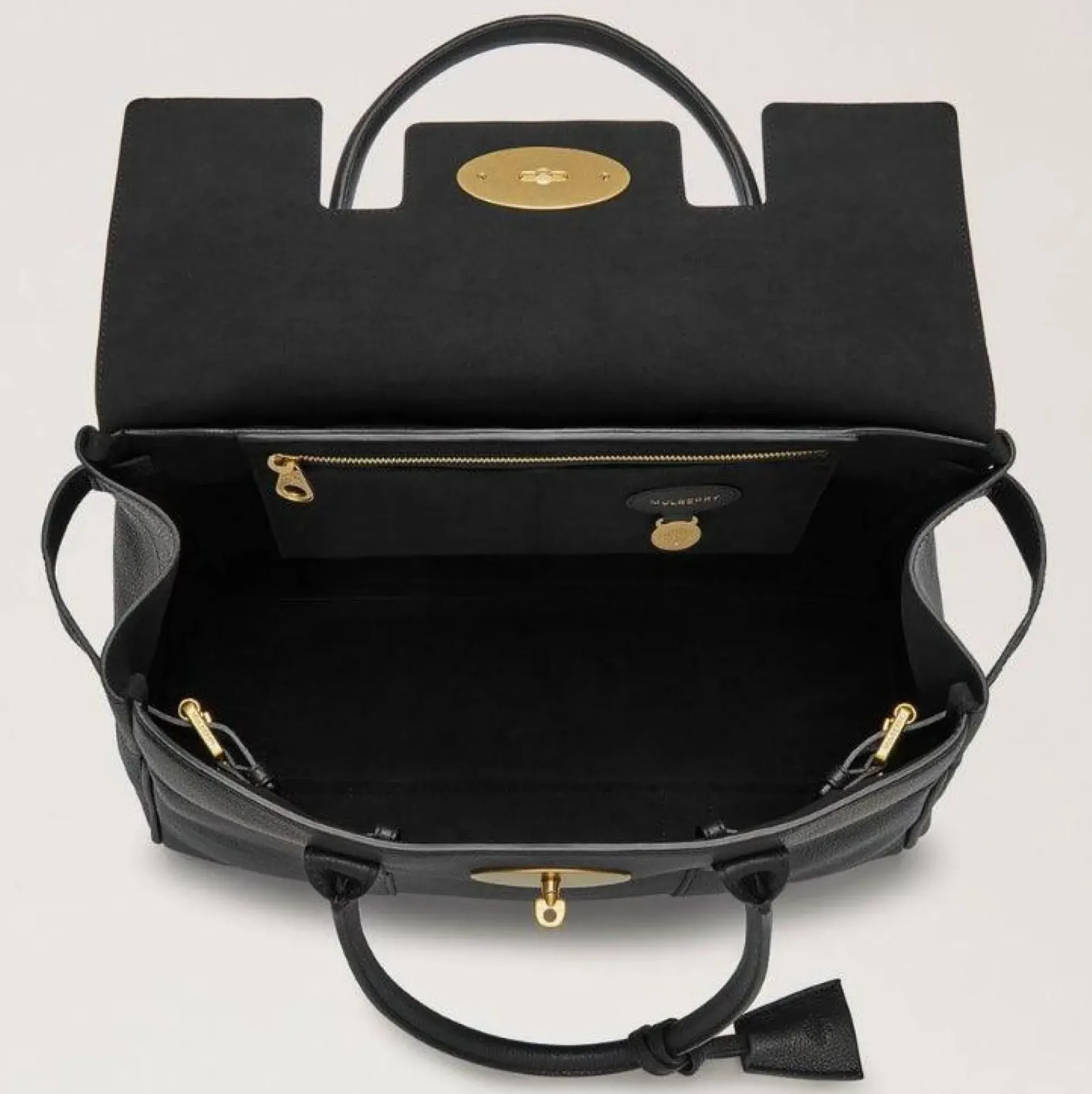Mulberry Taske Bayswater Black Classic Grain