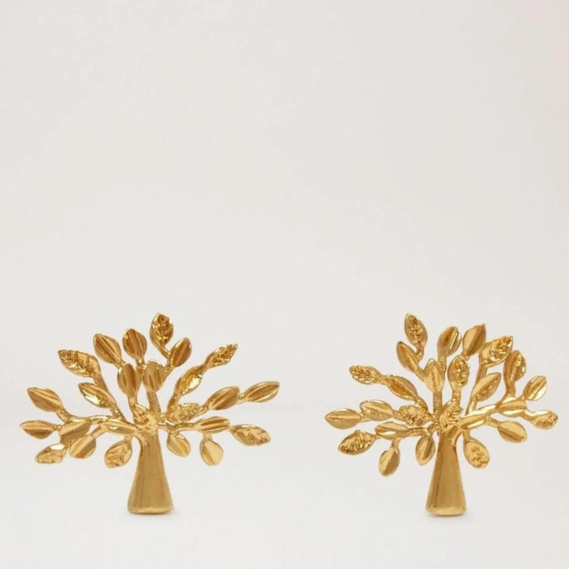 Mulberry Tree Earrings Brass