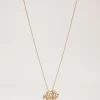 Mulberry Tree Necklace Brass
