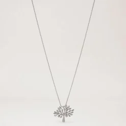 Mulberry Tree Necklace Silver