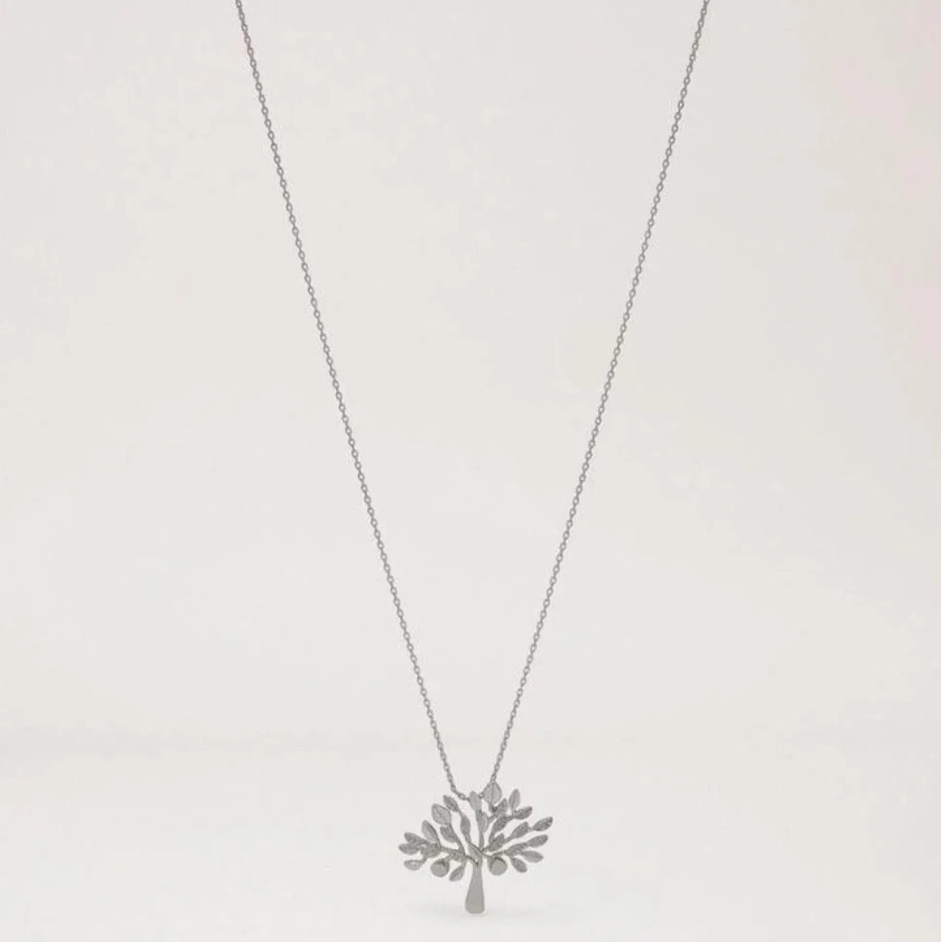 Mulberry Tree Necklace Silver