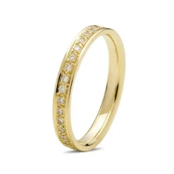 Nuran 14kt Diwa Ring med Brillanter