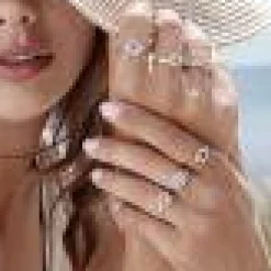 Nuran 14kt Grace Ring Med Morganit Og Brillanter