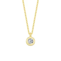 Nuran 14kt Zoe Halskæde 0.03ct W/Si