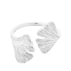 Pernille Corydon Biloba Ring sølv - R-343-S