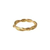 Pernille Corydon Dancing Wave Ring I Forgyldt Sølv