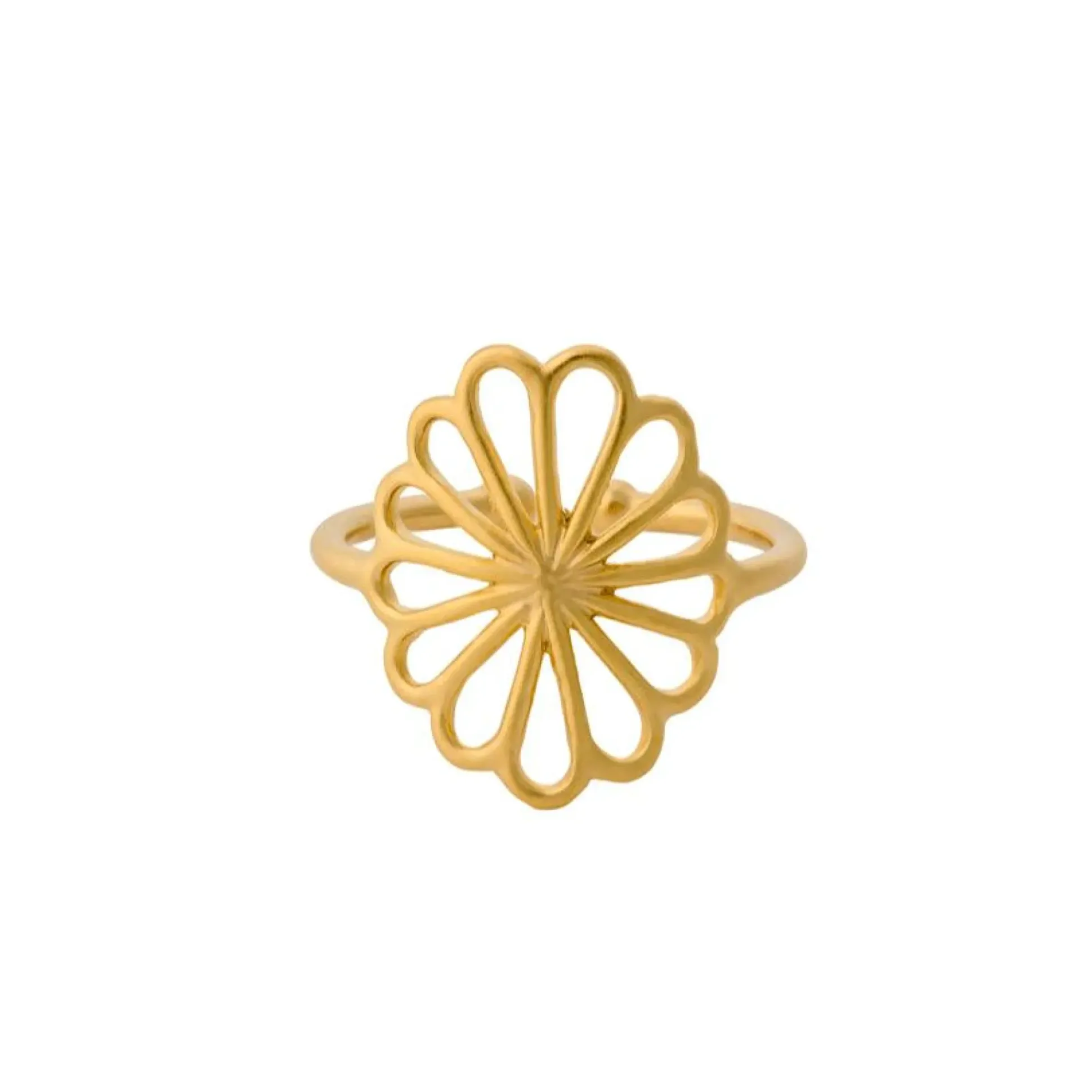 Pernille Corydon Small Bellis Ring I Forgyldt Sølv