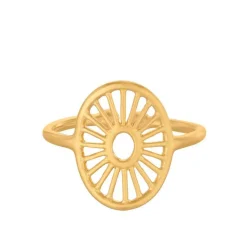 Pernille Corydon Small Daylight Ring sølvforgyldt - R-472-G