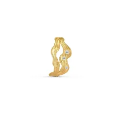 Polar Jewelry Cosmos Forgyldt Hoop Single