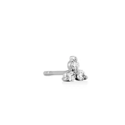 Ro Copenhagen 18kt Fryd Diamant Ørestik 0,075ct Hvidguld