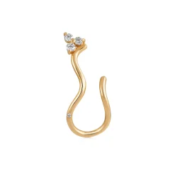 Ro Copenhagen 18kt Fryd Wave Diamant Ørestik Højre
