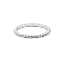 Ro Copenhagen 18kt Orbit Dot Ring Hvidguld