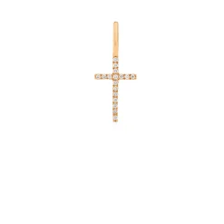 Ro Copenhagen 18kt Rock Classic Kors Diamant Vedhæng