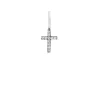 Ro Copenhagen 18kt Rock Diamond 8mm Diamant Kors Hvidguld