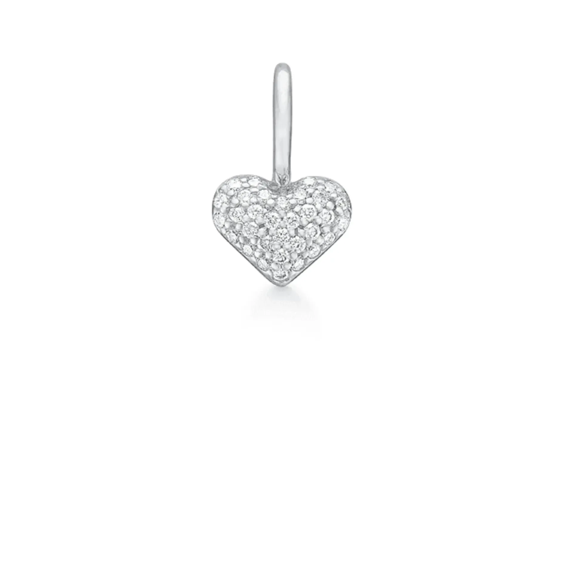 Ro Copenhagen 18kt Rock My Heart Diamant Hjerte Vedhæng Hvidguld