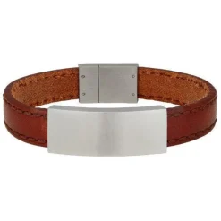 Son Of Noa Herre Armbånd Rustik Brun 21cm