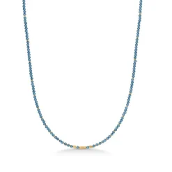 Studio Z Evergreen Halskæde Med London Blue Topas - 8226851