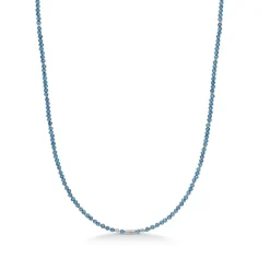 Studio Z Evergreen Halskæde Med London Blue Topas - 8126851