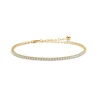 Studio Z Sølv Forgyldt Tennisarmbånd - 7257097