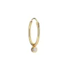 The Earring Shop Golden Hour Forgyldt Hoop - SS2013