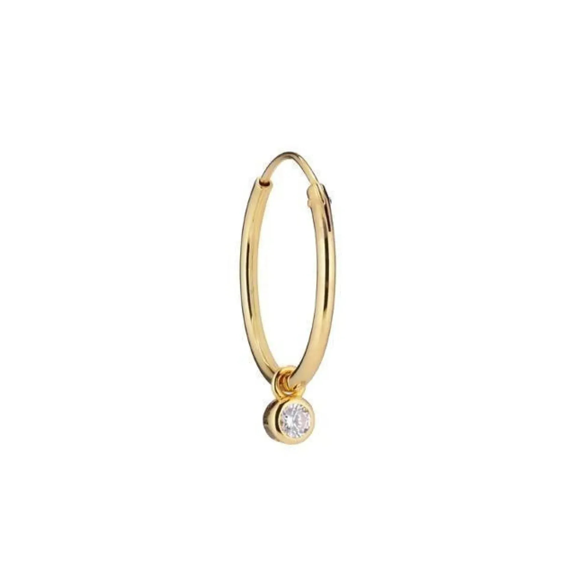 The Earring Shop Golden Hour Forgyldt Hoop - SS2013