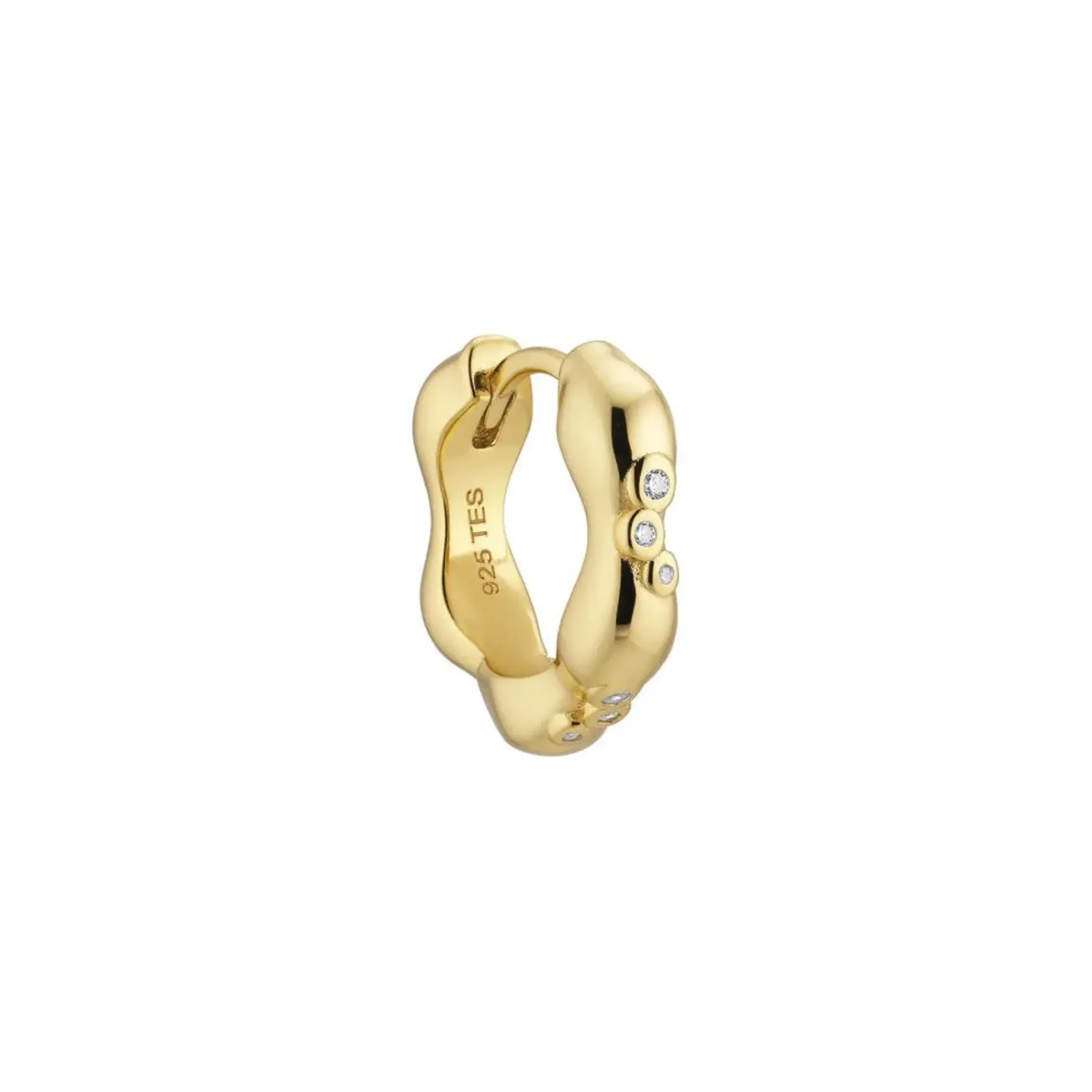 The Earring Shop Trinity Huggie