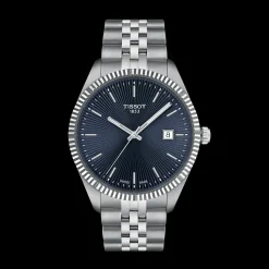 TISSOT BALLADE 40MM MED BLÅ GUILLOCHÉ URSKIVE