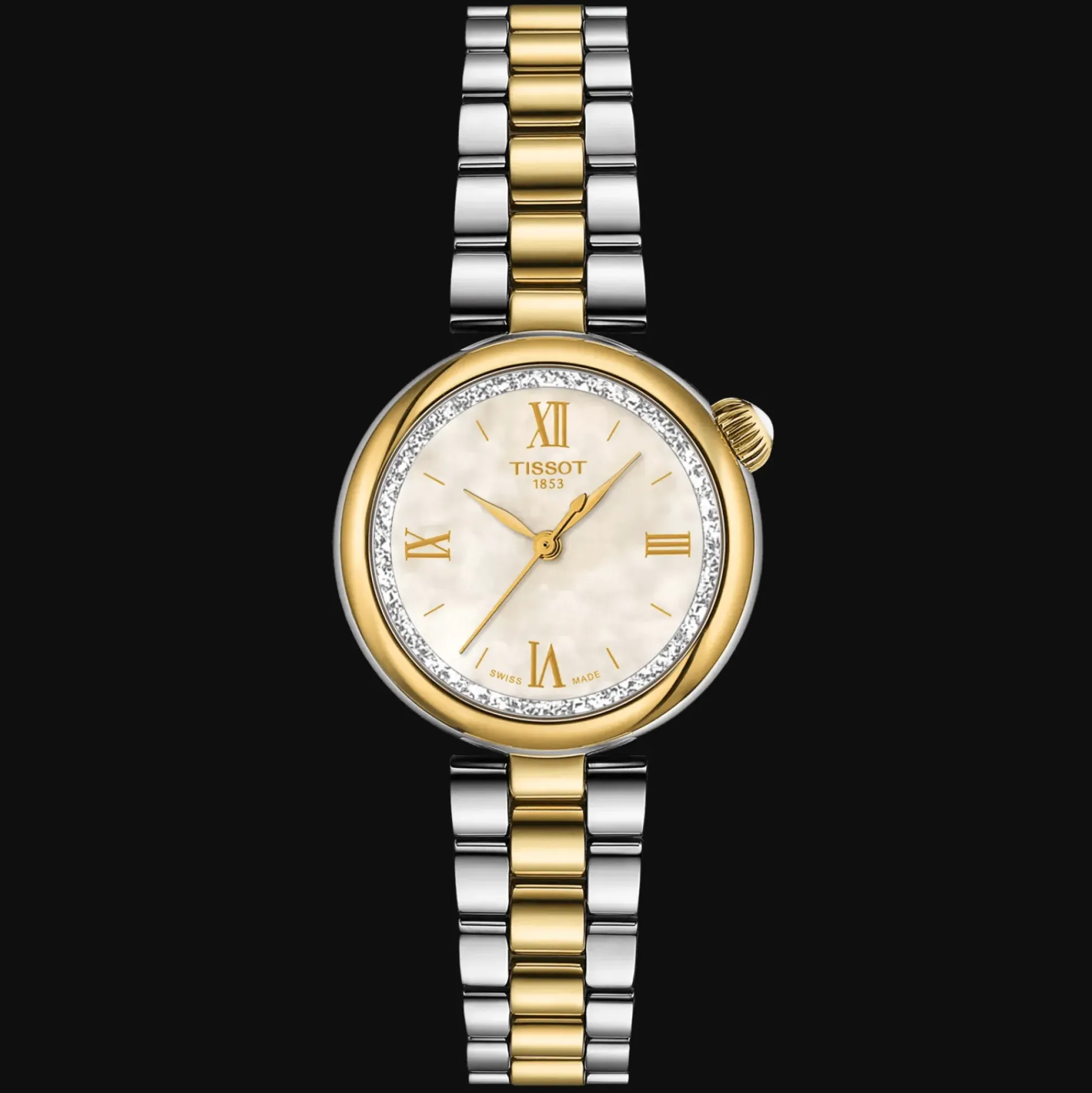 TISSOT DESIR 28MM PVD MED PERLEMOR-URSKIVE