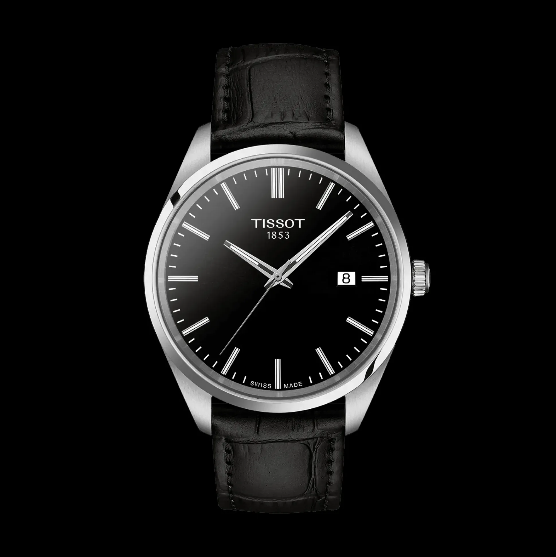 TISSOT PR 100 QUARTZ MED SORT URSKIVE 40MM