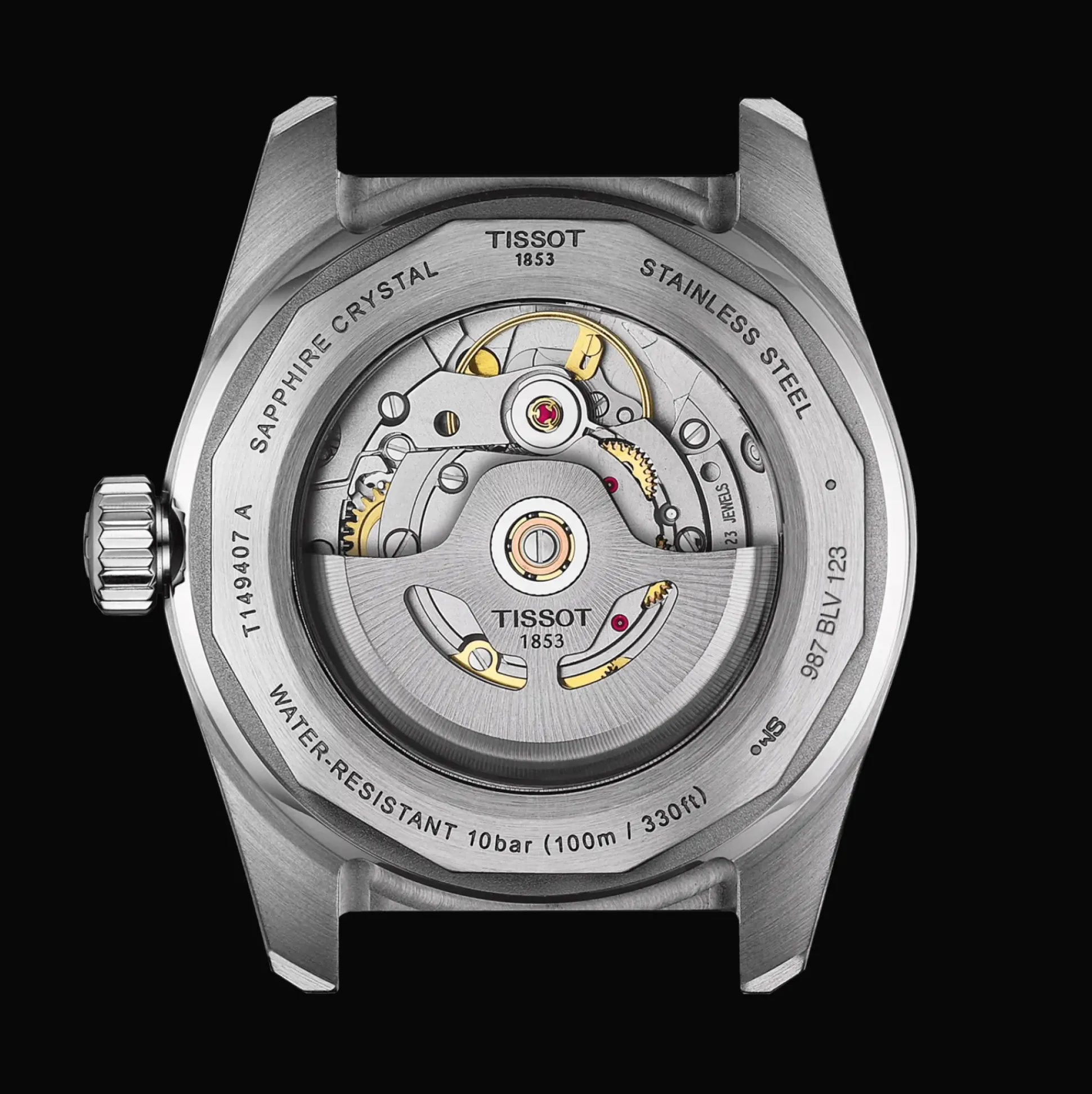 TISSOT PR516 POWERMATIC 80 MED SORT URSKIVE