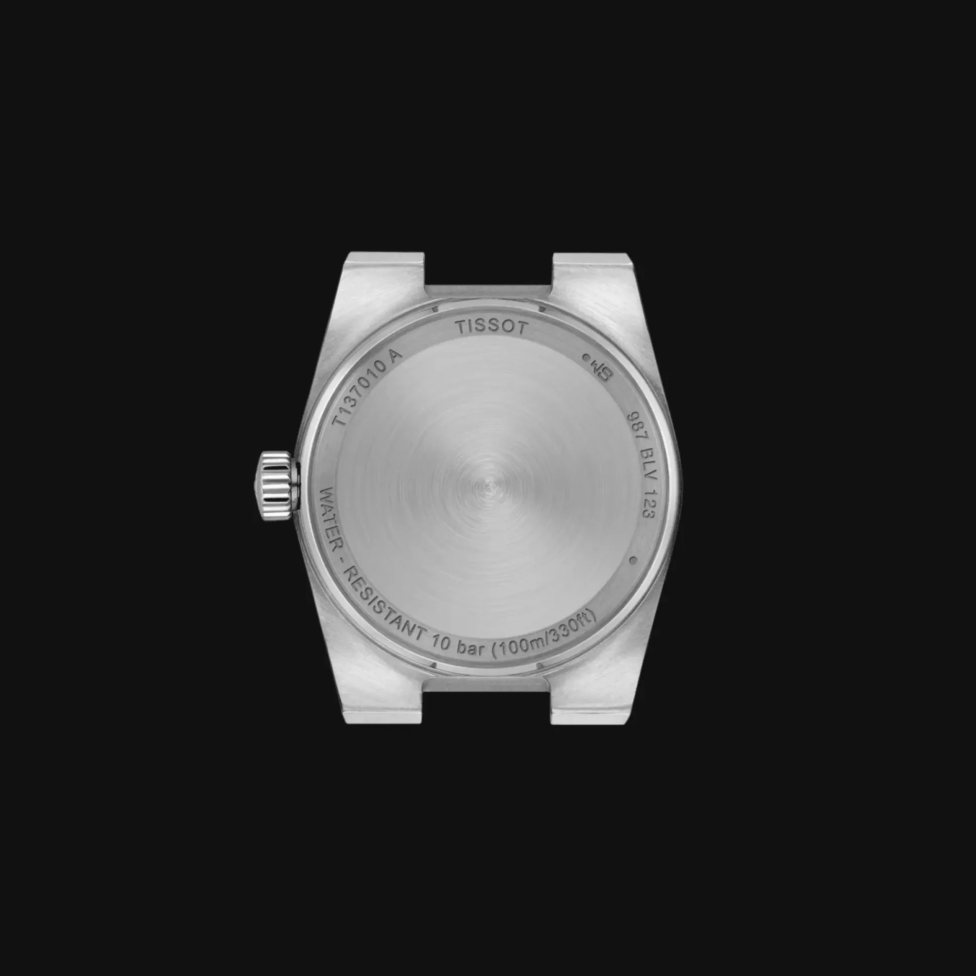 TISSOT PRX 25MM SORT URSKIVE MED DIAMANTER