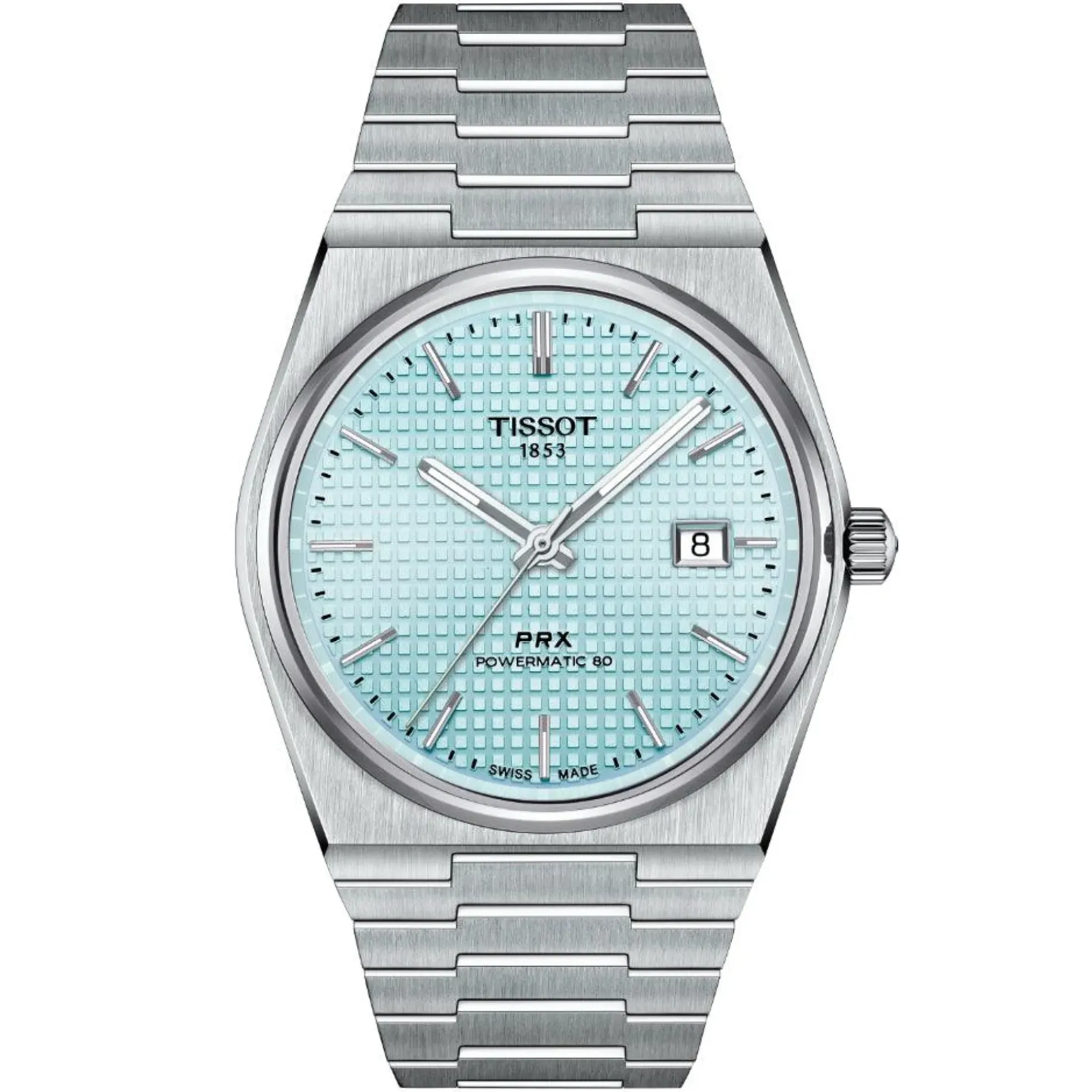 TISSOT PRX POWERMATIC 80 ICE BLUE URSKIVE
