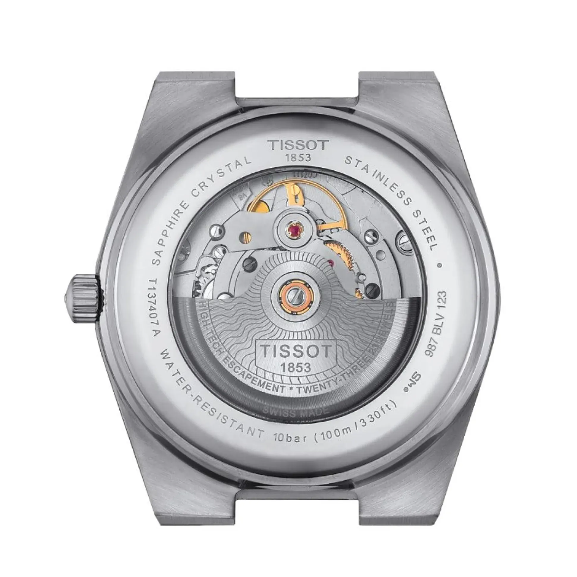TISSOT PRX POWERMATIC 80 ICE BLUE URSKIVE