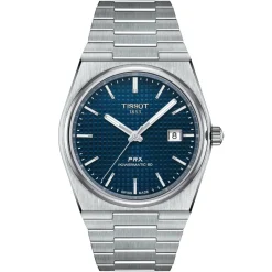 TISSOT PRX POWERMATIC 80 MED BLÅ URSKIVE