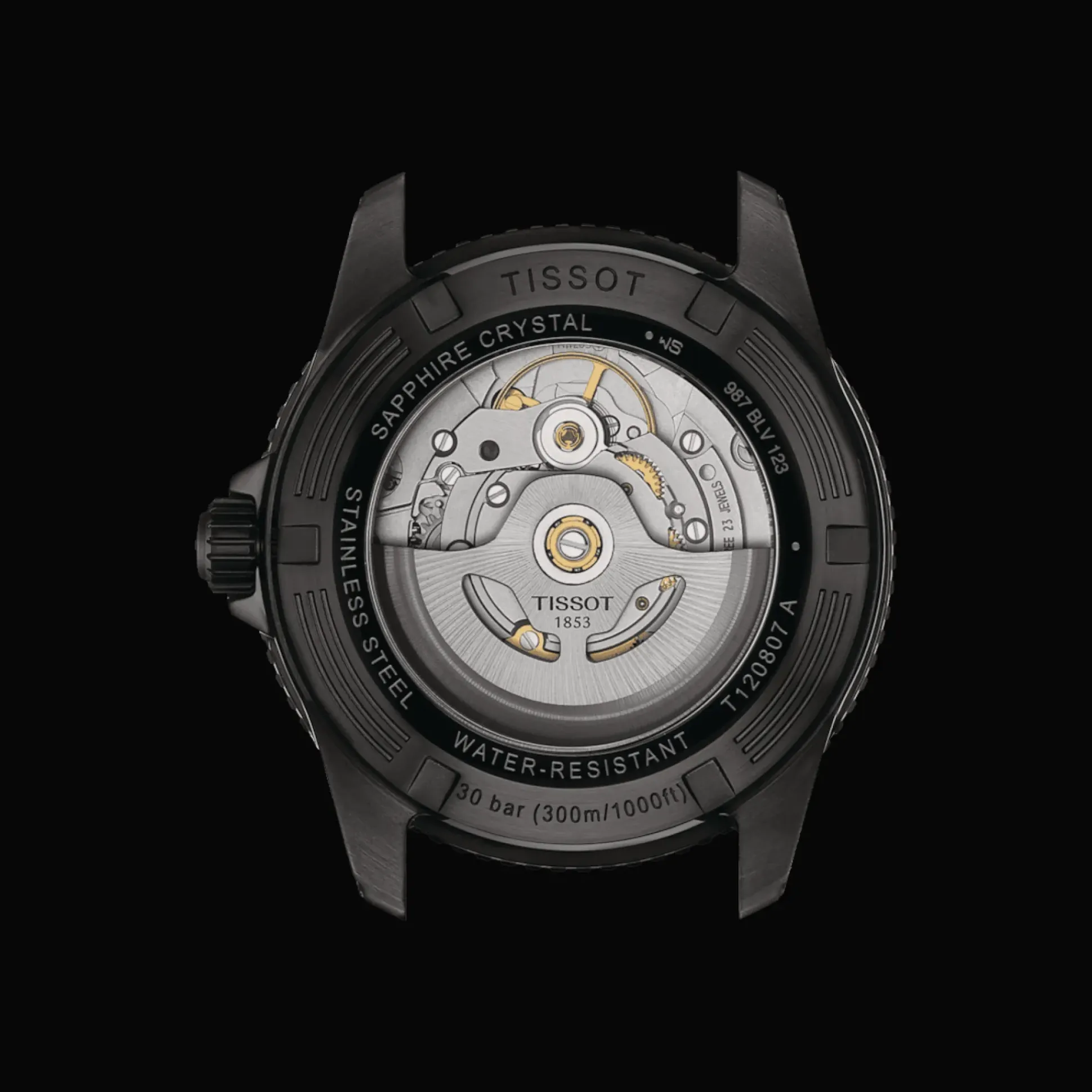 TISSOT SEASTAR 1000 POWERMATIC 80 40MM MED GUMMIREM