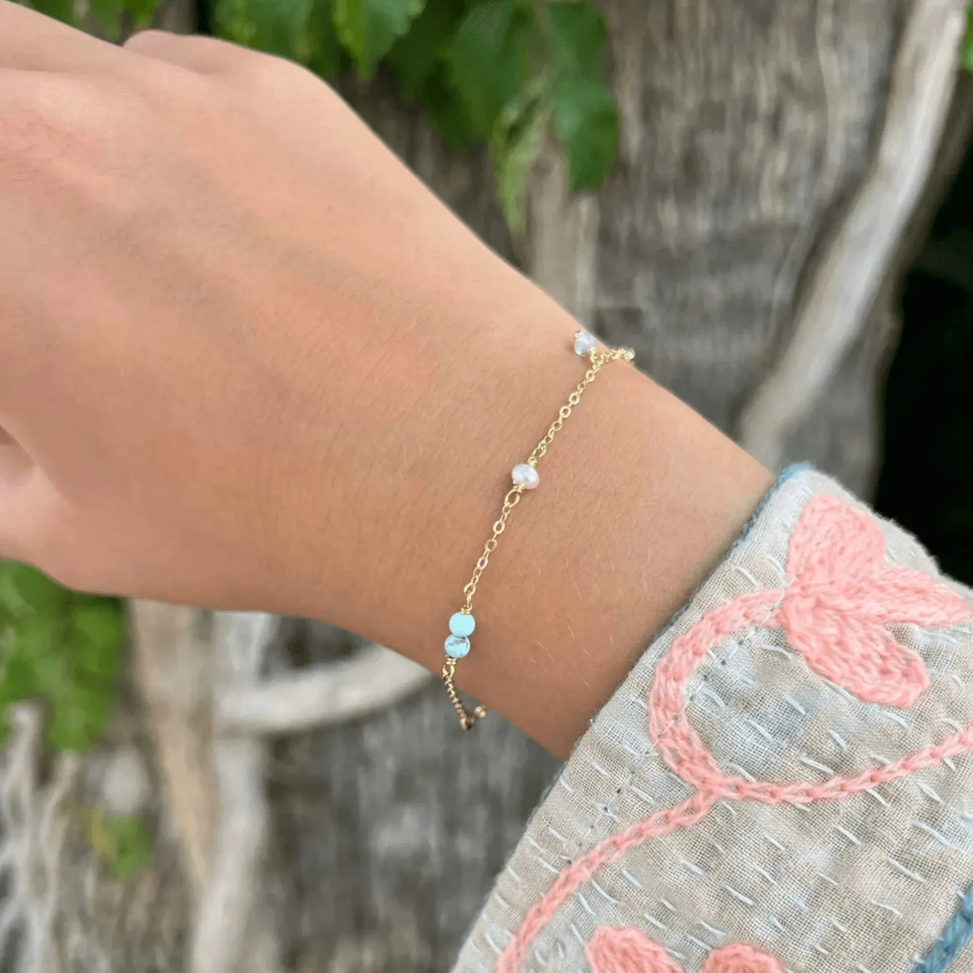 Wioga Mona-Lisa Forgyldt Armbånd